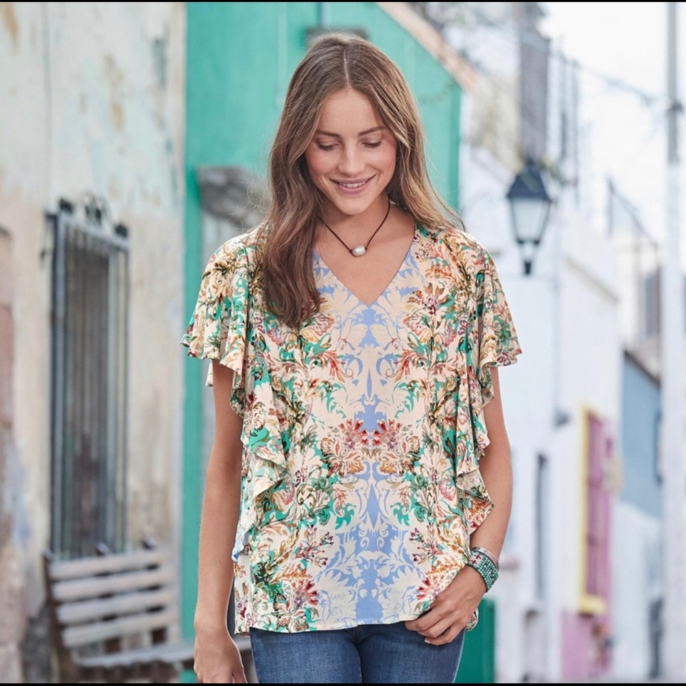 Sundance Floral Blouse - Multicolor